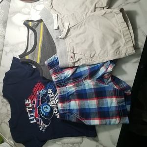 Shirt,Tank and shorts sz 12 month from Tommy Hilfiger, Circo, and Garanimals.